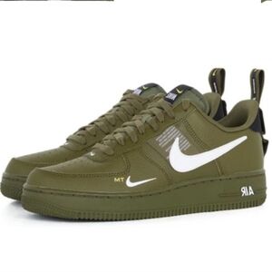 Kids Nike Air Force 1 LV8 Utility sneakers olive green Low Top  Tennis Shoes 3Y